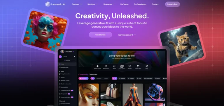 best AI tools for content creation 6: Leonardo AI