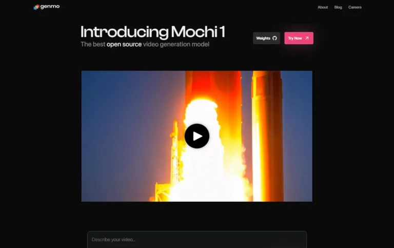 Genmo AI 1 Genmo AI website
