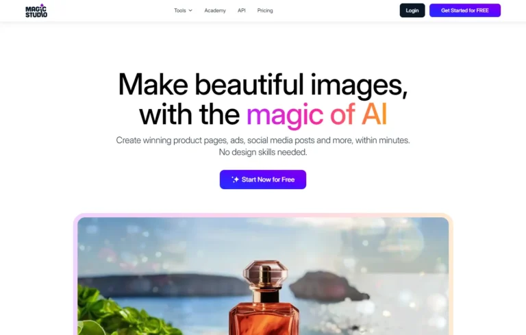 Magic Studio ai website