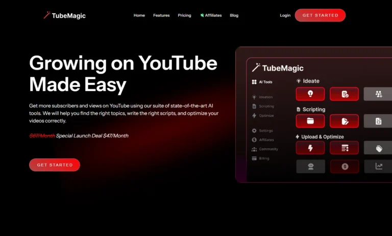 Tube Magic AI 1 Tube Magic AI website