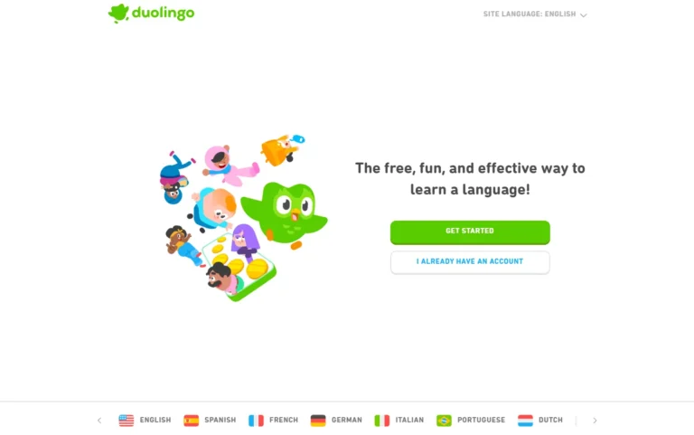 Duolingo Max AI website