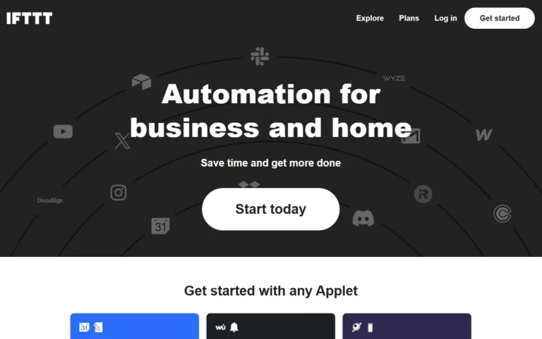 IFTTT AI website