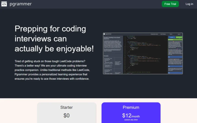 Pgrammer AI website