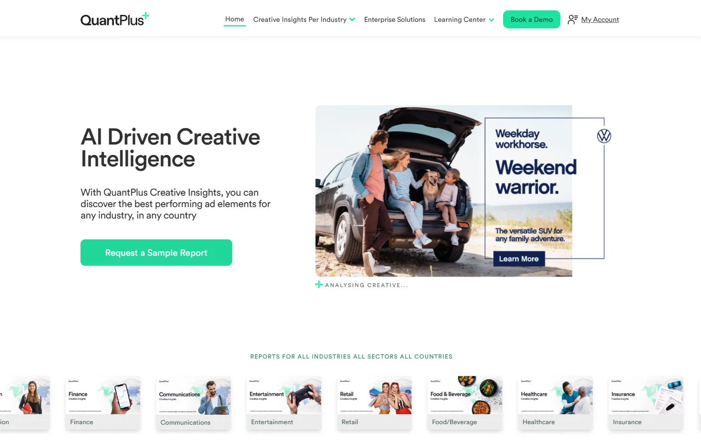 QuantPlus: Creative insights tool for effective advertising campaigns