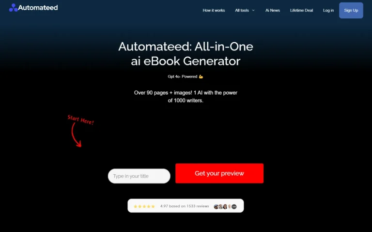 Automateed AI website