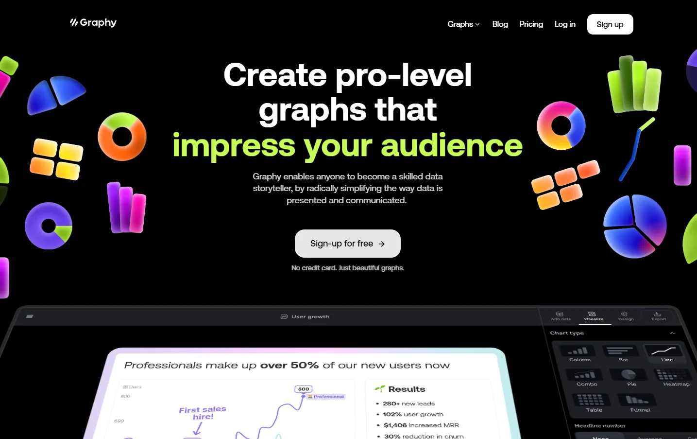 Graphy: Data visualization platform for creating professional ...