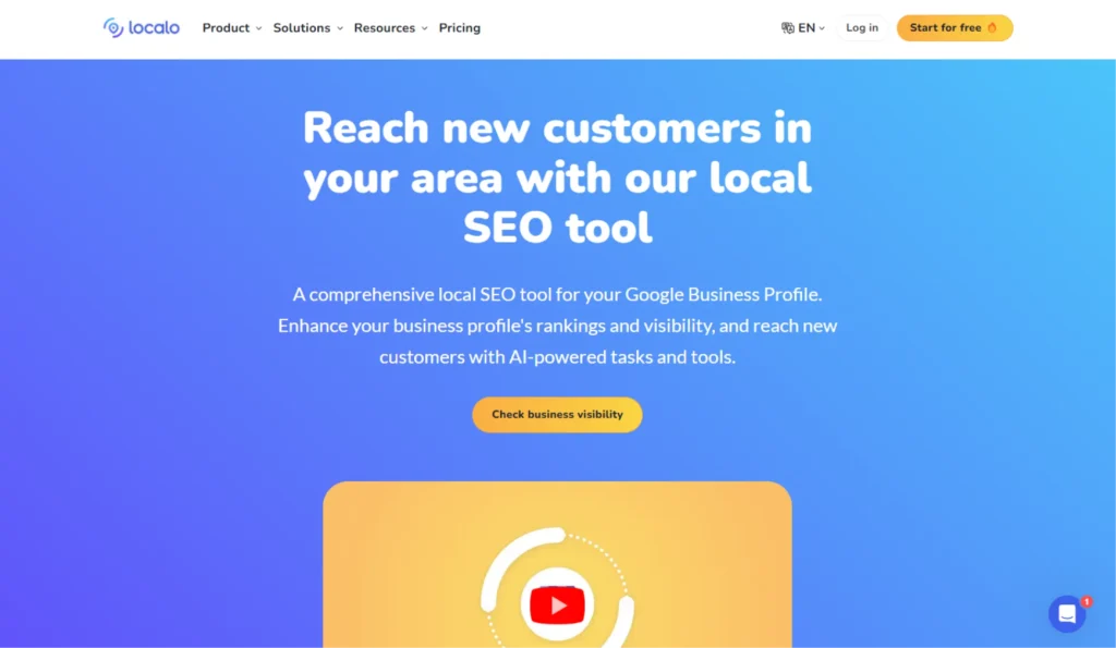 Localo: Complete local SEO platform for Google Business Profile management