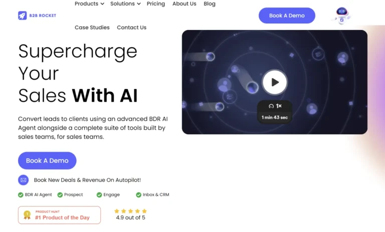 B2B Rocket AI website
