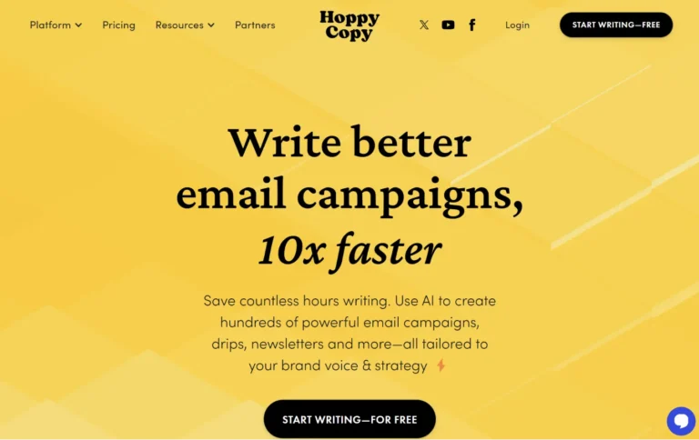 HoppyCopy AI website