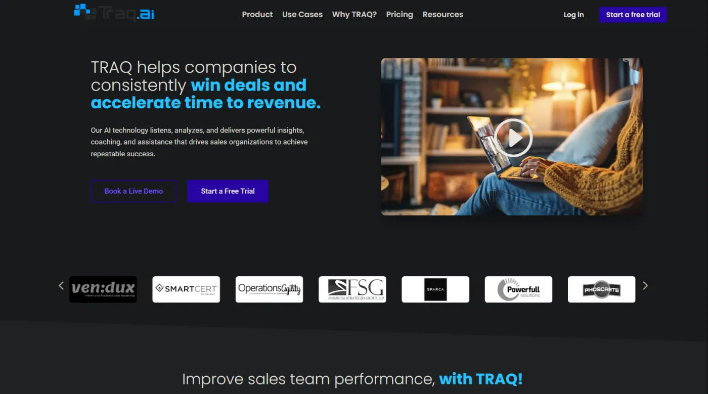 Traq.ai: Conversation intelligence platform with call recording and ...