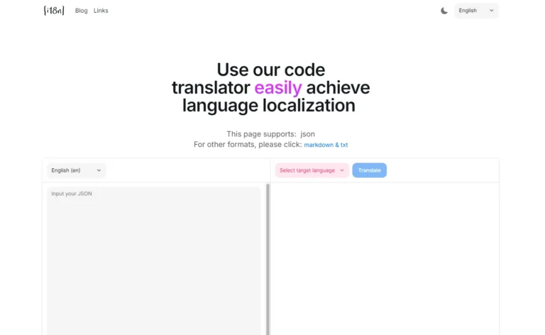 i18n Code AI website
