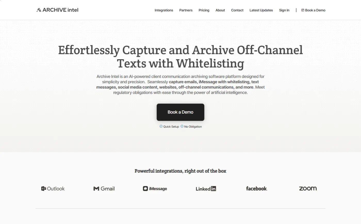 Archive Intel: Advanced data archiving and compliance management solutions