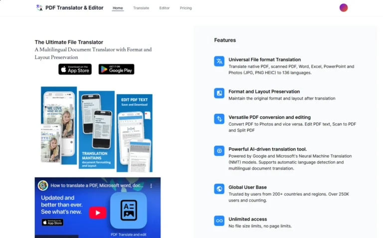 PDF Translator Editor