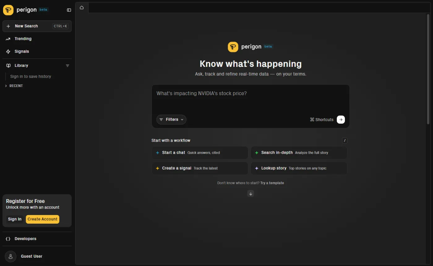 Perigon: Real-time contextual intelligence solutions for data analysis ...